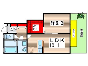 パルティ－ル東習志野の物件間取画像